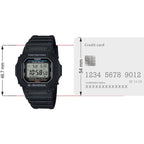 G-Shock Men Quartz Black Dial Digital Resin Watch G1166