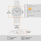 Armani Exchange Nylon Octagon watch