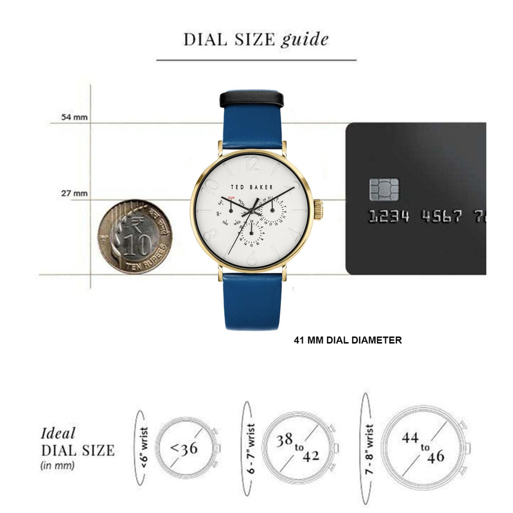 Men Quartz White Dial Chronograph Leather Watch BKPPGF207