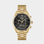 Boss Round Black Chronograph watch