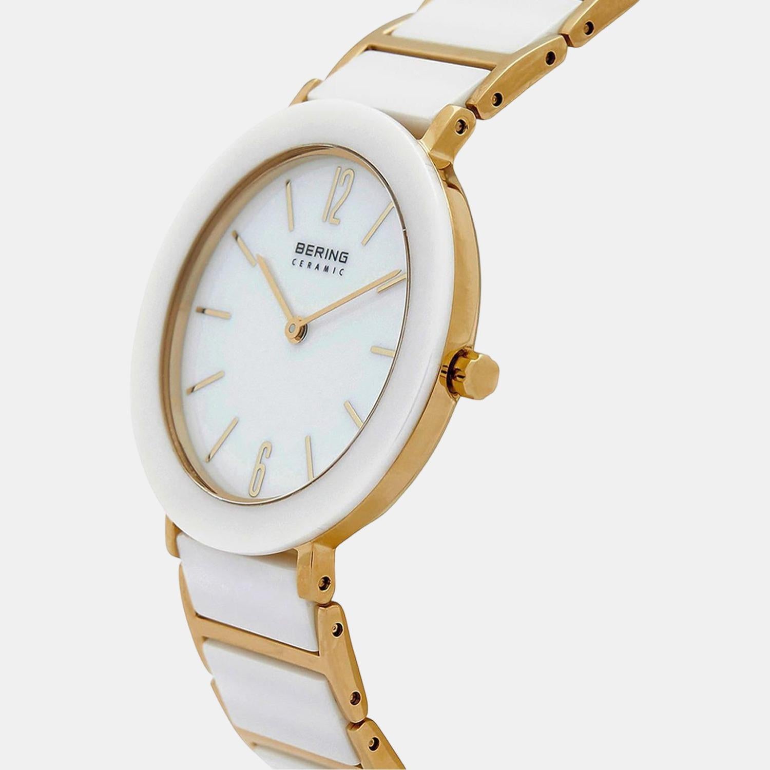 Bering white ceramic discount watch