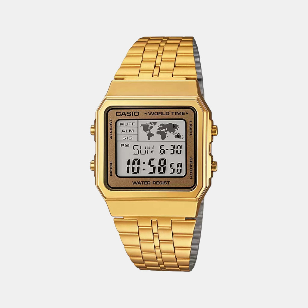 Casio Rectangular White Digital watch