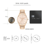 Ck Burst Unisex Quartz Rose Gold Dial Analog Stainless Steel Watch 25200231