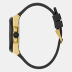 Front-Runner Men Quartz Black Dial Multi-Function Silicone Watch GW0577G2