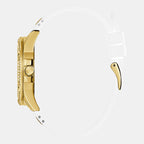 Women Quartz Beige Dial Chronograph Silicone Watch GW0536L2