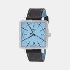 Helix Square Blue Analog watch