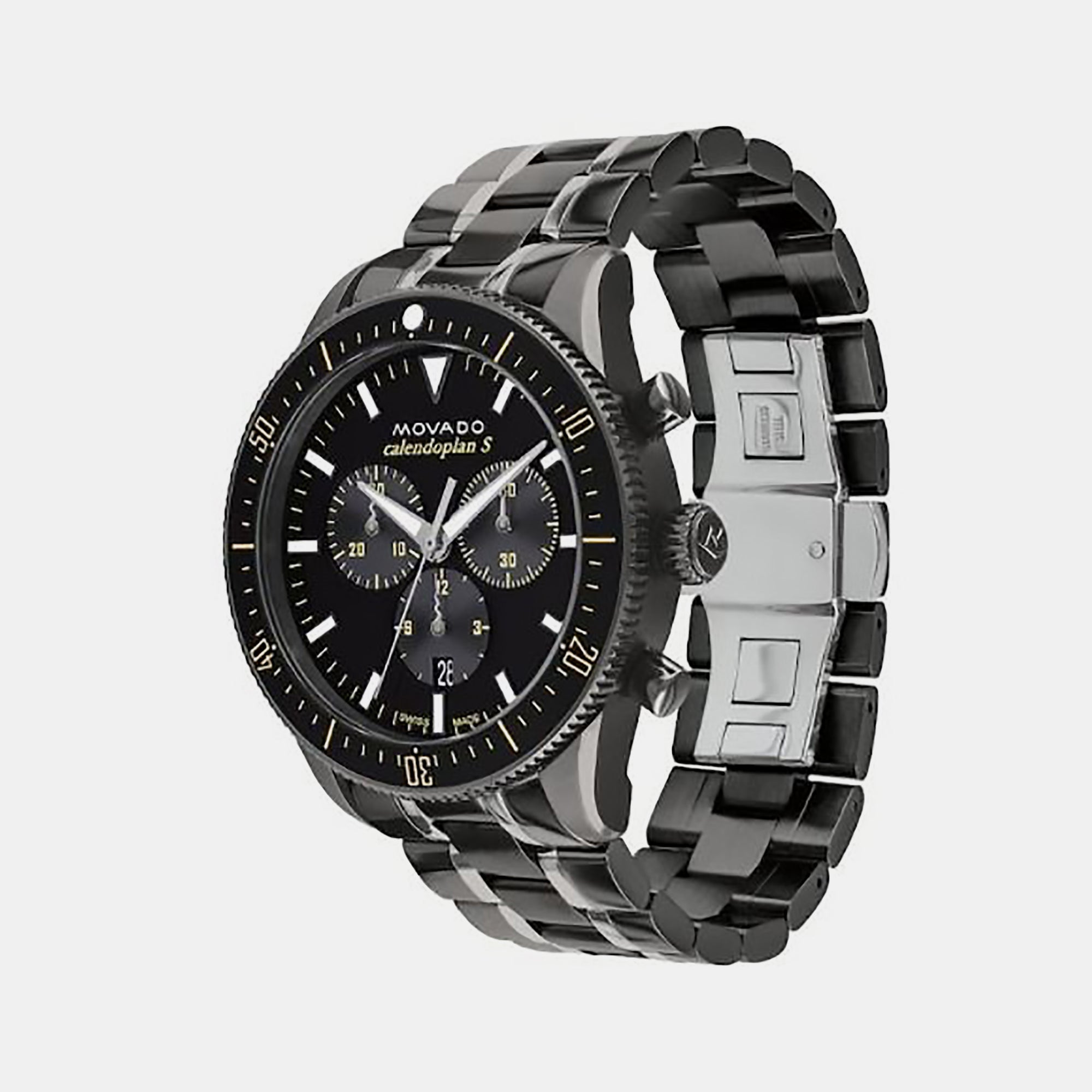 Movado heritage black dial men's watch sale