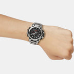 G-Shock Men Quartz Grey Dial Chronograph Stainless Steel Watch G1306