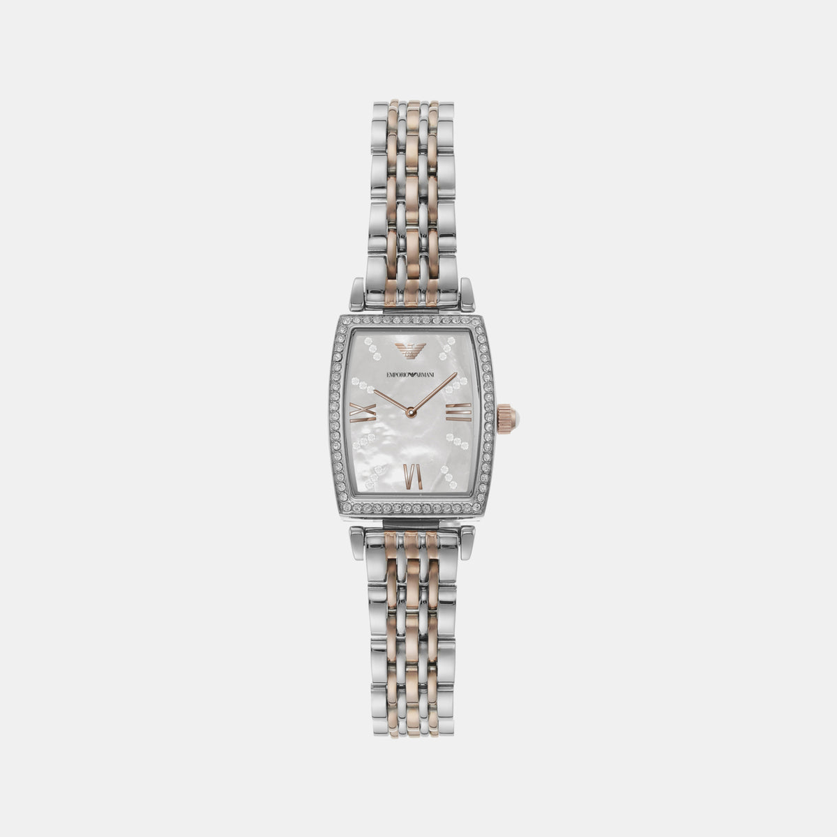 Emporio Armani Rectangular White Analog watch
