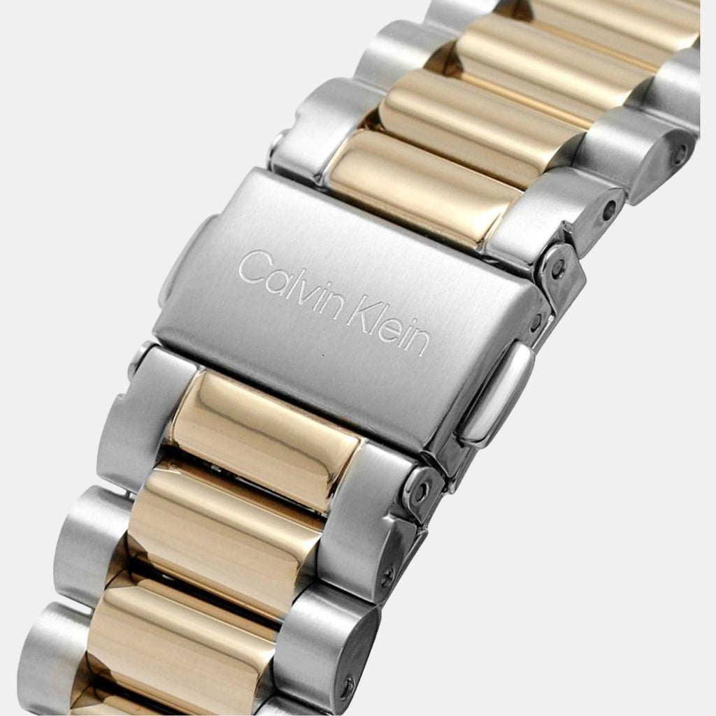 Ck Iconic Unisex Quartz Blue Dial Analog Stainless Steel Watch 25200165