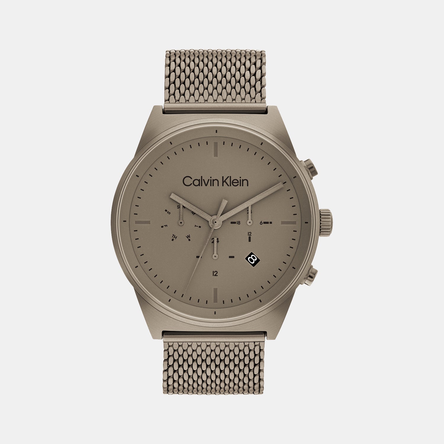 Khaki best sale mesh watch