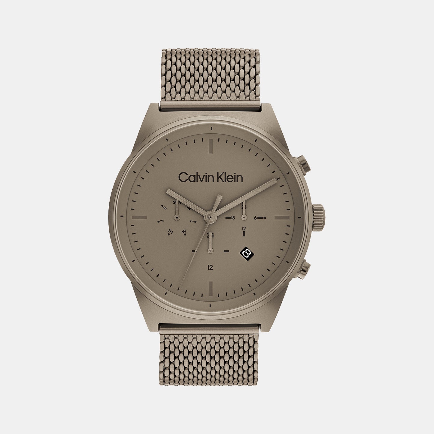 Male Khaki Chronograph Mesh Watch 25200297