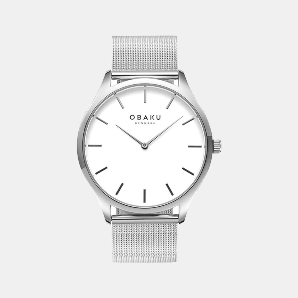 Obaku Round White Analog watch