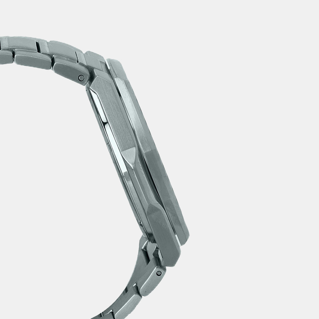 Edifice Men Quartz Blue Dial Chronograph Stainless Steel Watch EX551