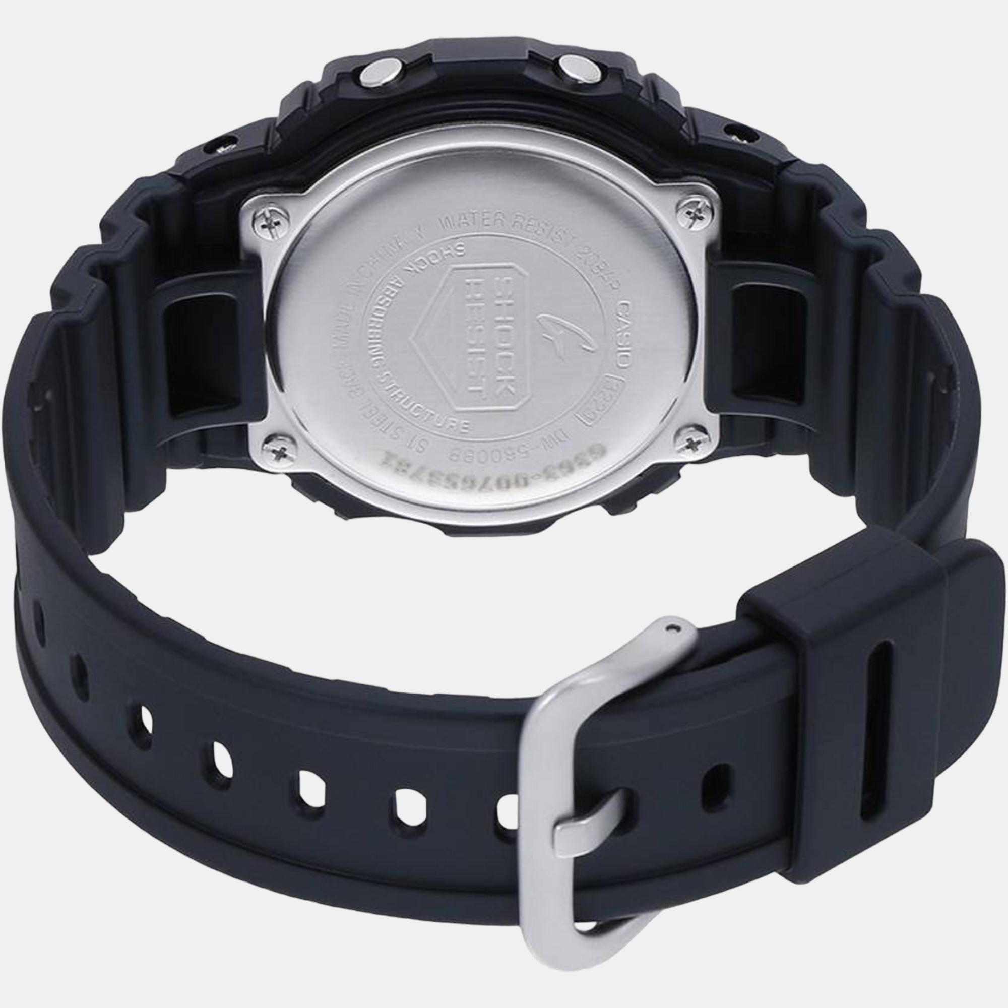 G-Shock Men Quartz Black Dial Digital Resin Watch G363