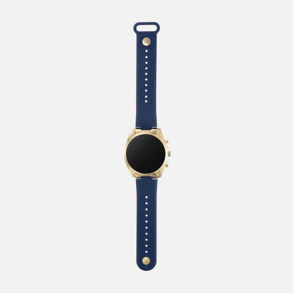 Women Processor Black Dial Digital Silicone Watch MKT5152