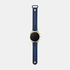 Women Processor Black Dial Digital Silicone Watch MKT5152