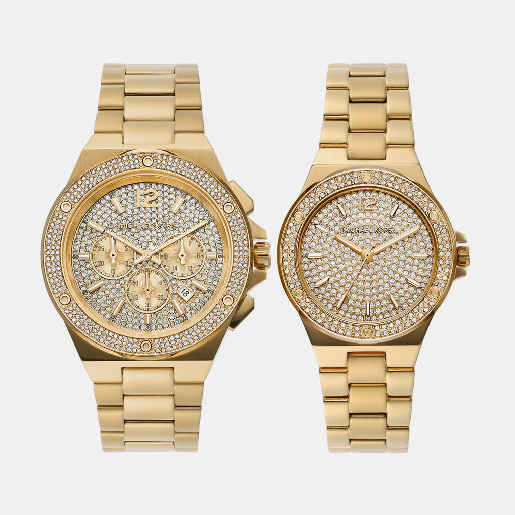 Michael Kors Round Gold Chronograph watch