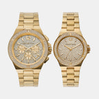 Michael Kors Round Gold Chronograph watch