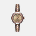 Timex Round Rose Gold Analog watch