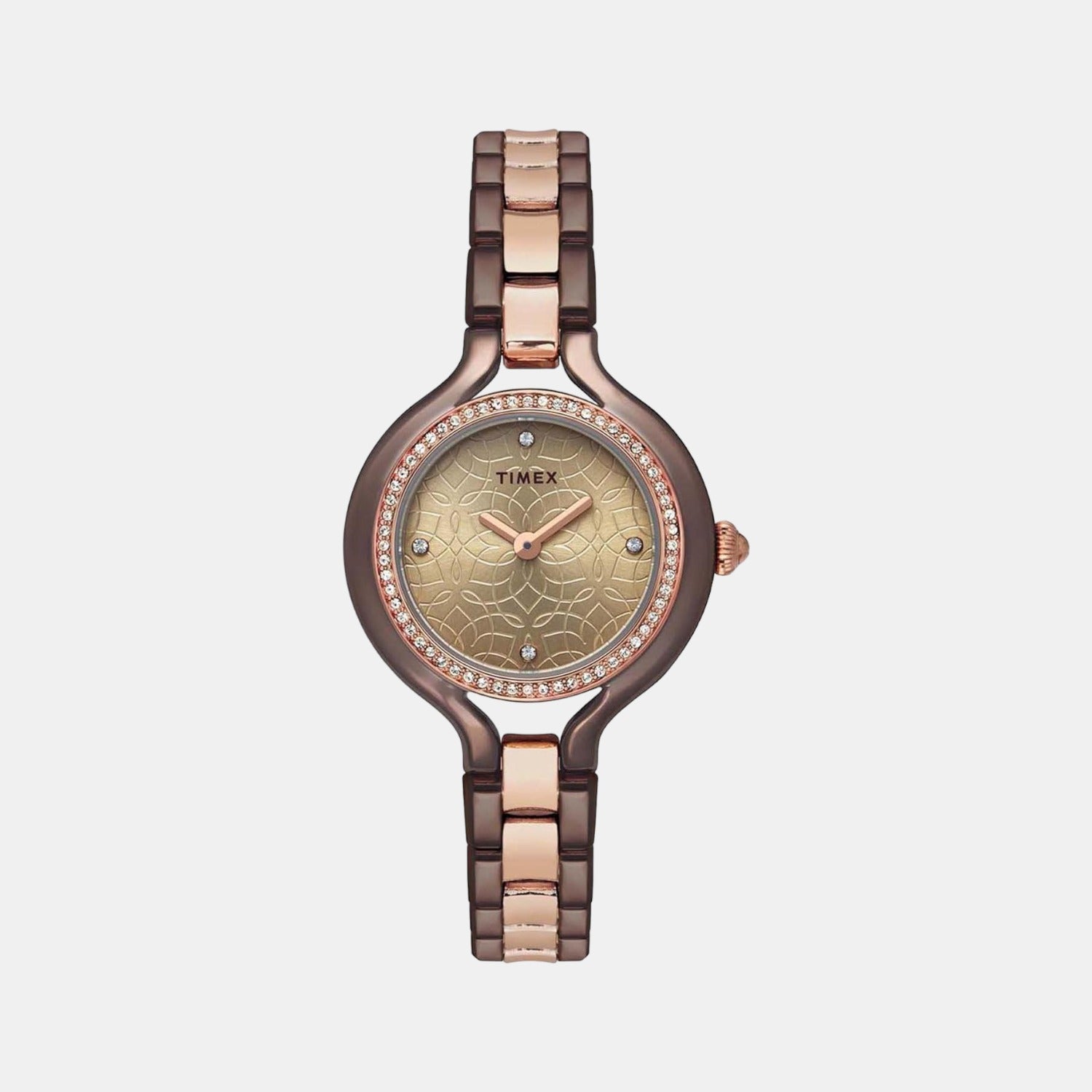 Timex Round Rose Gold Analog watch