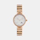 Female Silver Analog Stainless Steel Watch 7504B-M3303