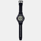 Youth Men Quartz Grey Dial Digital Resin Watch D218