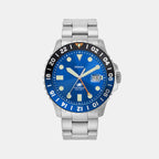 Fossil Round Blue Analog watch