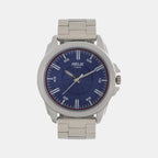 Helix Round Blue Analog watch