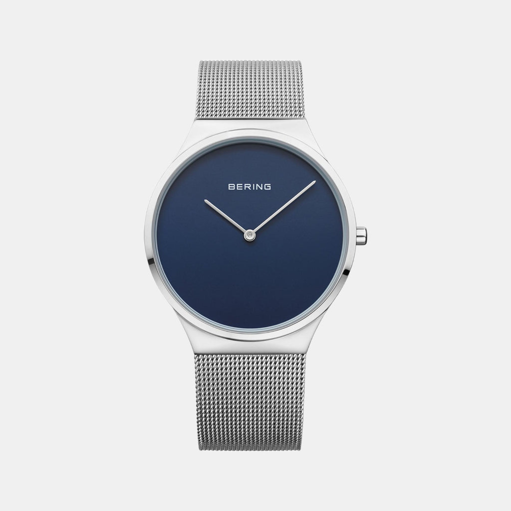 Bering Round Blue Analog watch