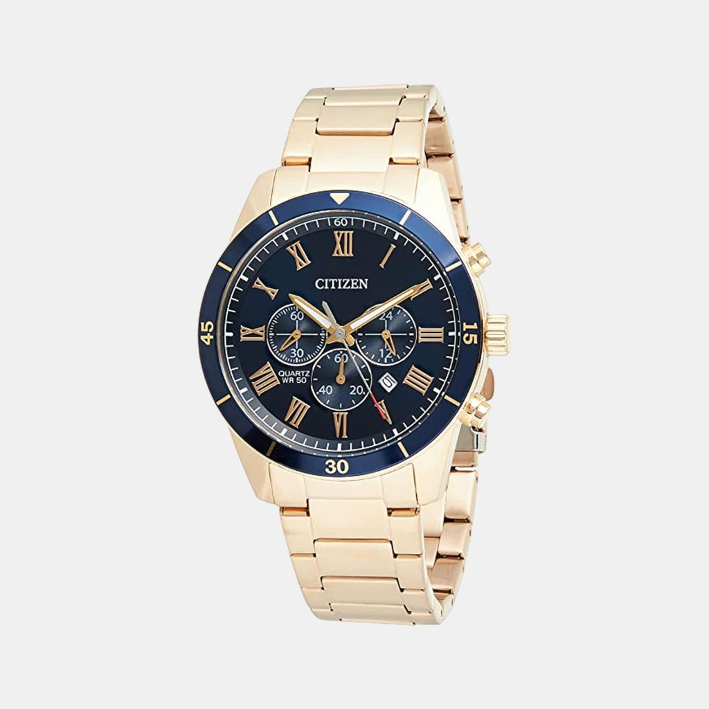 Citizen Round Blue Chronograph watch