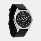 Casio Men Round Black watch