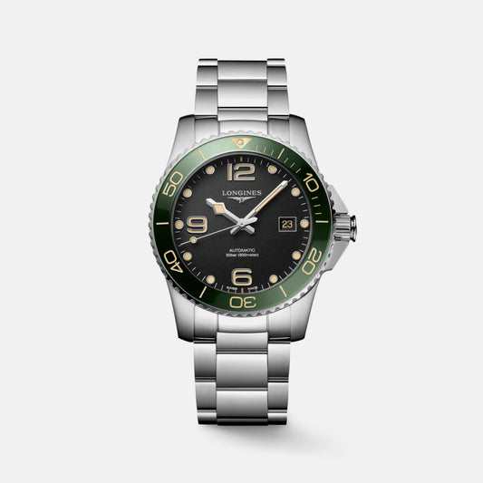 Male Green Automatic Stainless Steel Watch L37814056