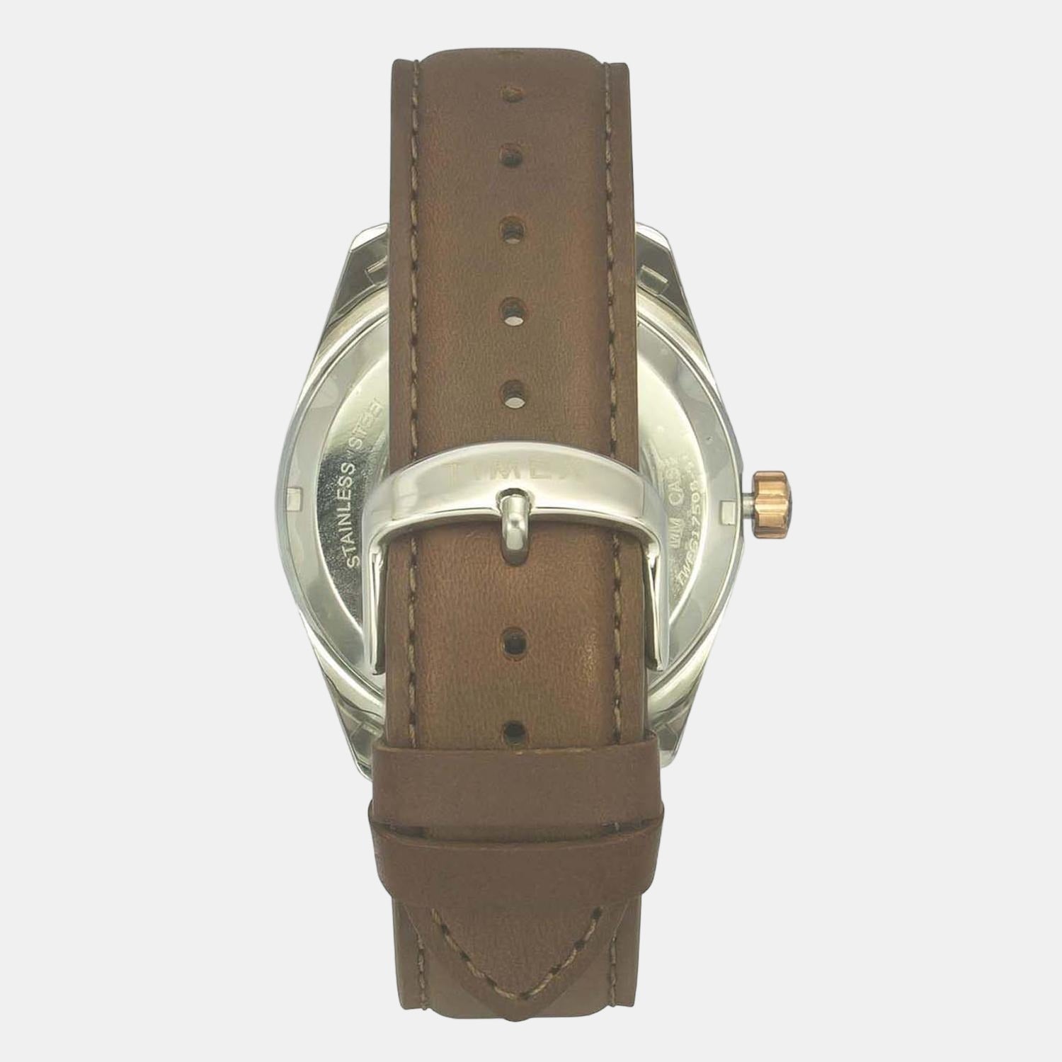 Timex Men Round Blue watch