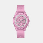 Guess Round Pink Analog watch