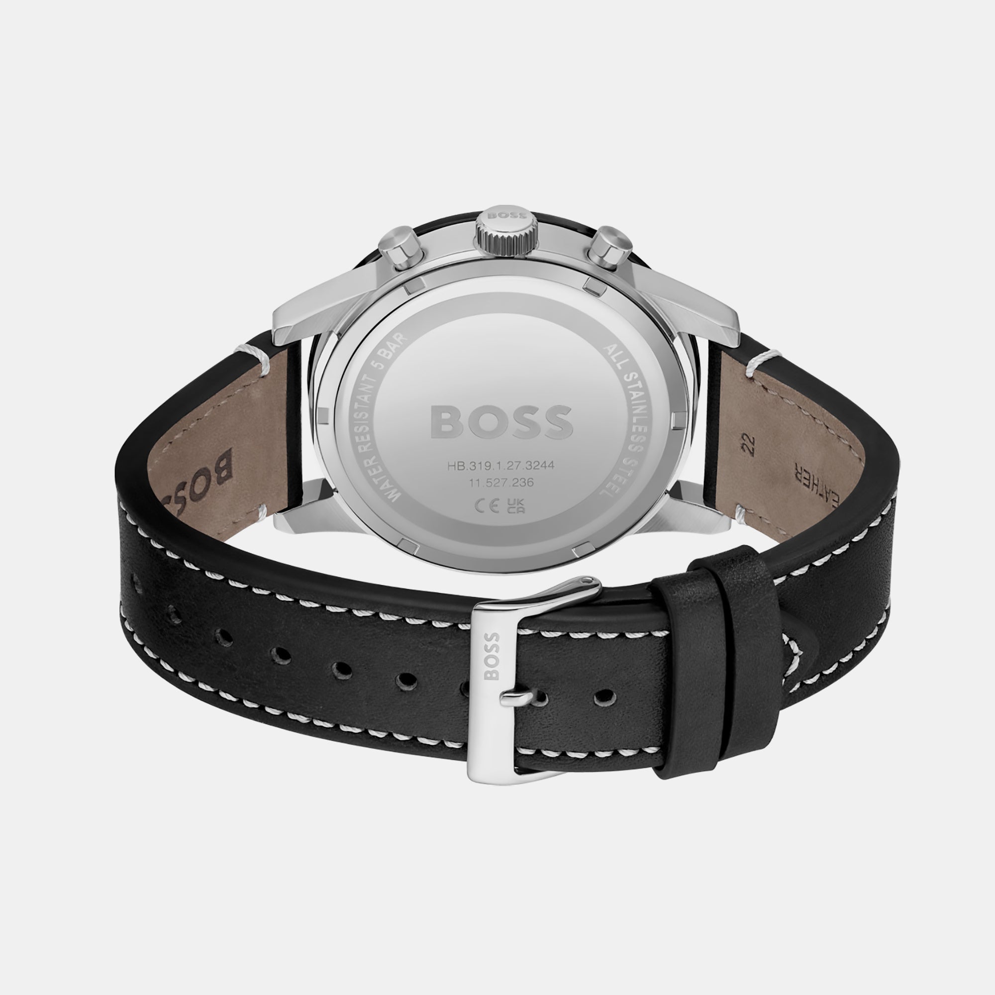 Boss Men Round Black watch