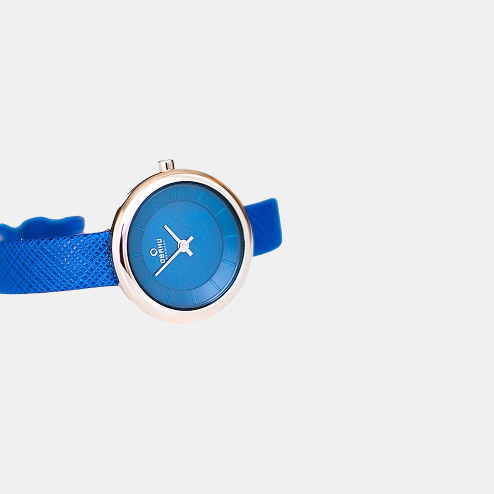 Obaku Stainless Steel Round watch