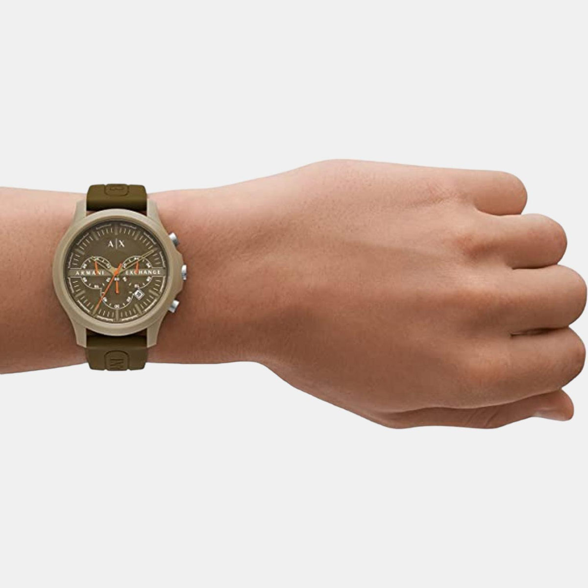 Armani Exchange Resin Round watch