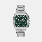 Ferragamo Tonneau Green Chronograph watch