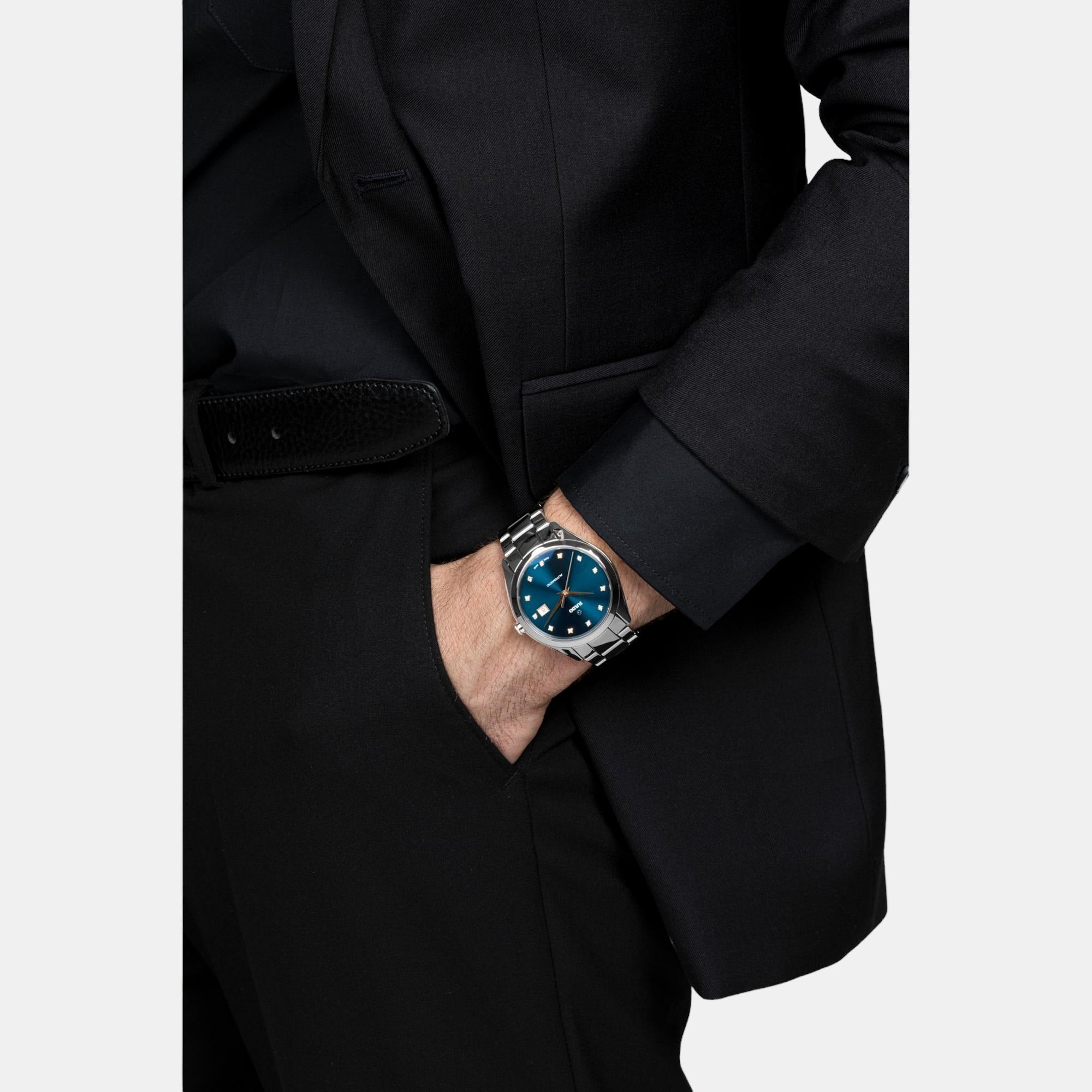 HyperChrome Men Automatic Blue Dial Analog Stainless Steel Watch R32256712