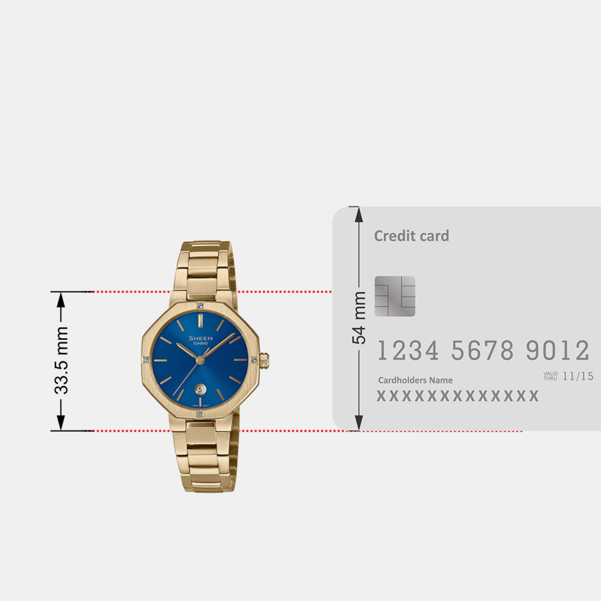 Casio Octagon Quartz Analog Women watch