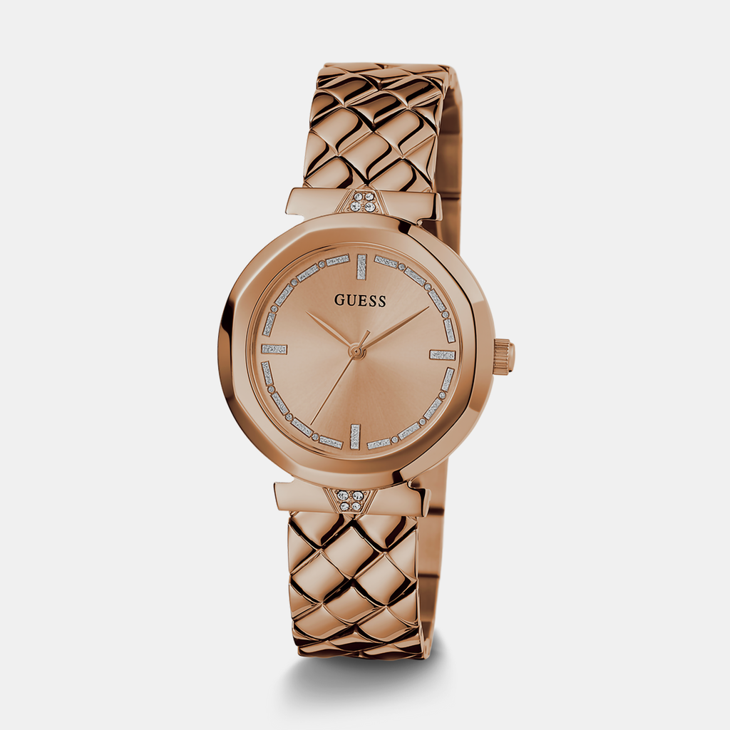 Guess Round Quartz Analog Women watch