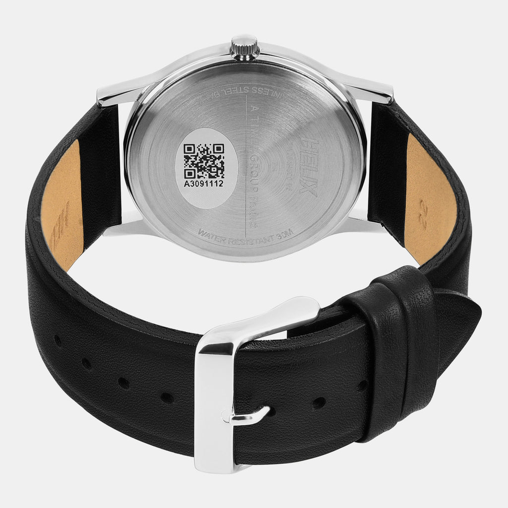 Helix Leather White watch