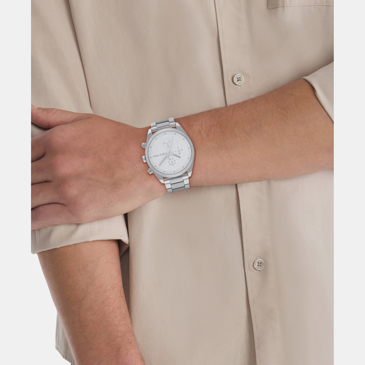 Calvin Klein Stainless Steel Round watch