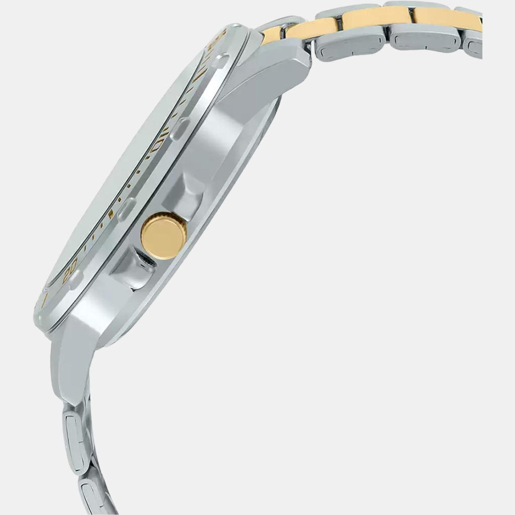 Casio Men Round Yellow watch