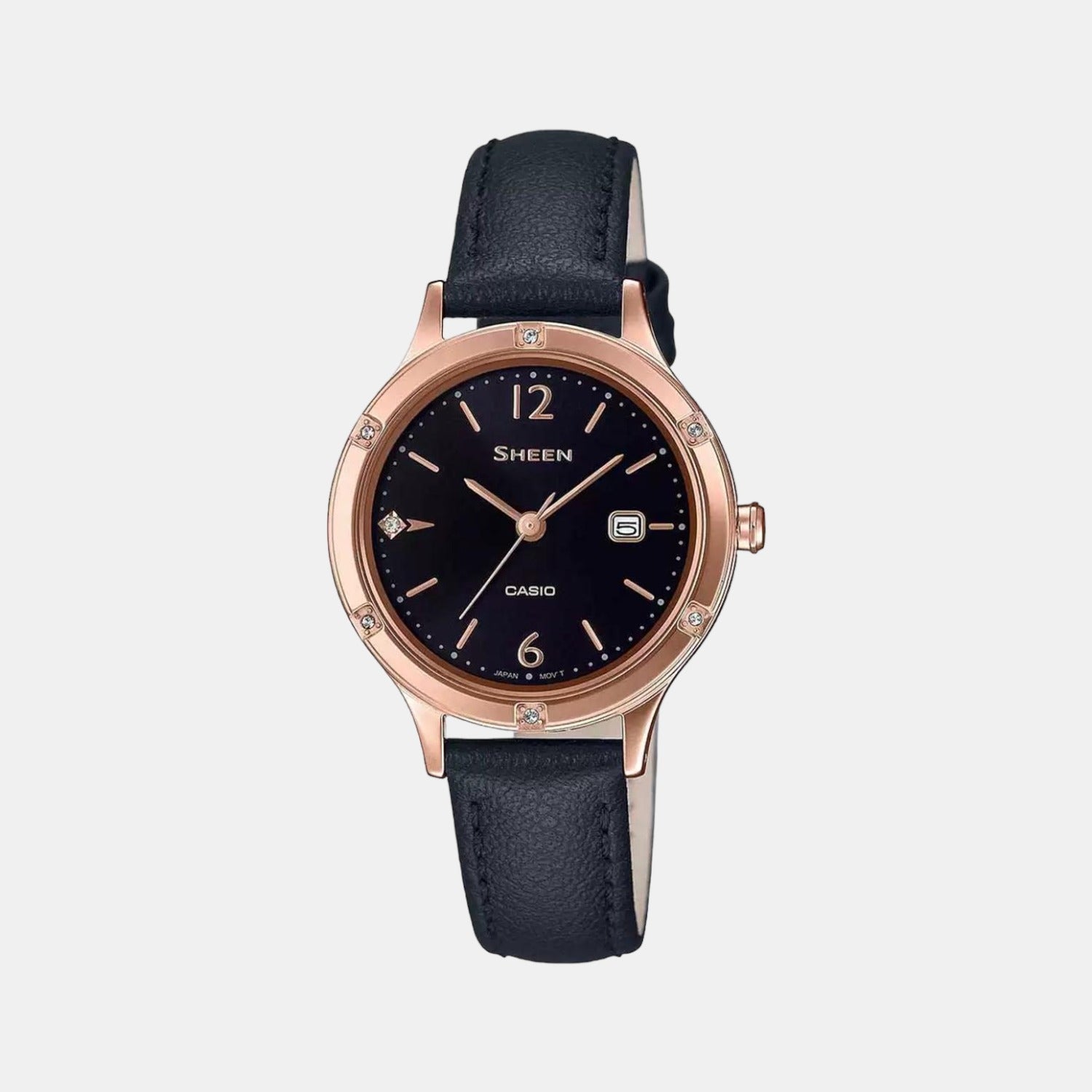 Sheen Female Analog Leather Watch SH207