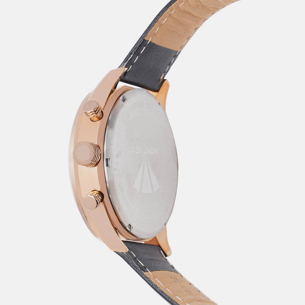 Mont Neo Men Round Silver watch