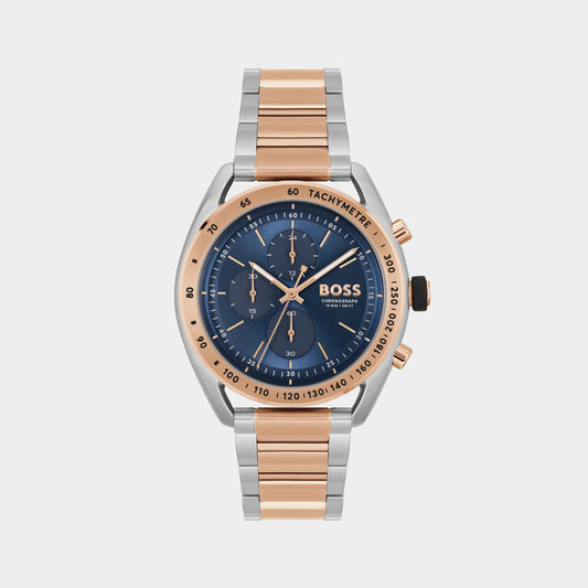 Center Court Male Blue Chronograph Stainless Steel Watch 1514026