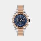Boss Round Blue Chronograph watch