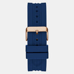 Guess Men Round Blue watch